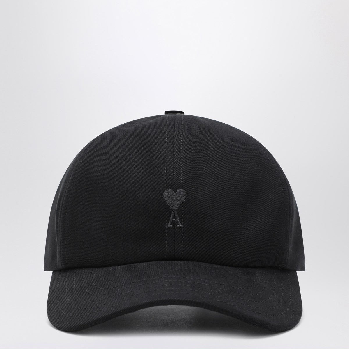 Ami Paris Ami De Coeur black baseball cap